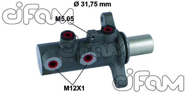 CIFAM Главный тормозной цилиндр 202-871