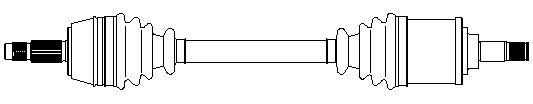 CIFAM Piedziņas vārpsta 655-238