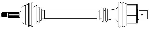 CIFAM Piedziņas vārpsta 655-298