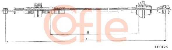 COFLE Akseleratora trose 11.0126