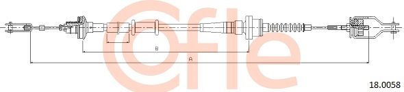 COFLE Трос, управление сцеплением 18.0058