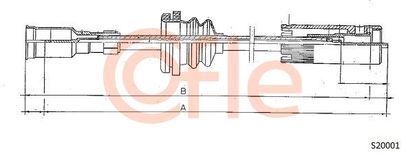 COFLE Spidometra trose S20001