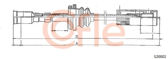 COFLE Spidometra trose S20002