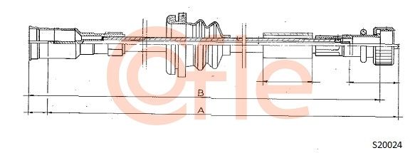 COFLE Spidometra trose S20024