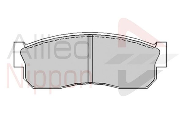 COMLINE Комплект тормозных колодок, дисковый тормоз ADB0207