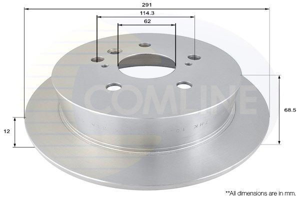 COMLINE Тормозной диск ADC01102