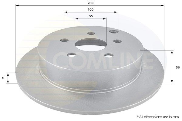 COMLINE Bremžu diski ADC01103