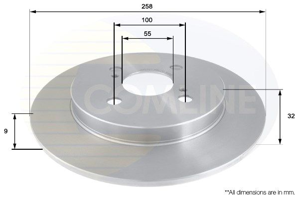 COMLINE Bremžu diski ADC01127