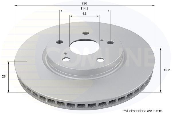 COMLINE Bremžu diski ADC01138V