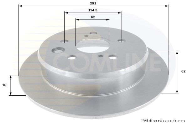 COMLINE Bremžu diski ADC01157