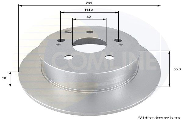 COMLINE Bremžu diski ADC01168