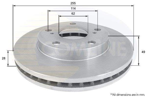 COMLINE Bremžu diski ADC0144V