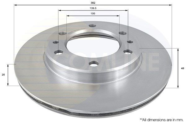 COMLINE Тормозной диск ADC0158V