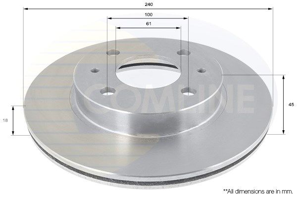 COMLINE Bremžu diski ADC0211V