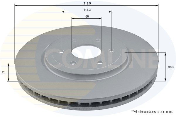 COMLINE Bremžu diski ADC0269V