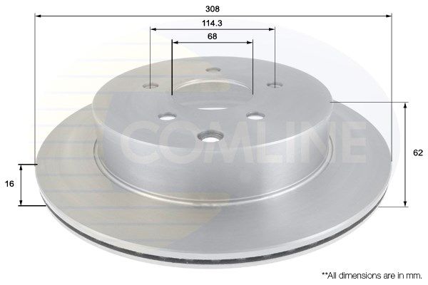 COMLINE Тормозной диск ADC0271V