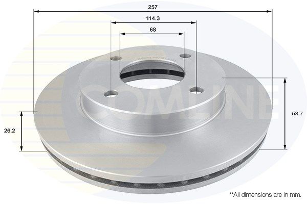 COMLINE Bremžu diski ADC0289V