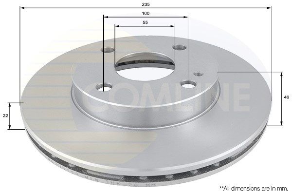 COMLINE Тормозной диск ADC0441V