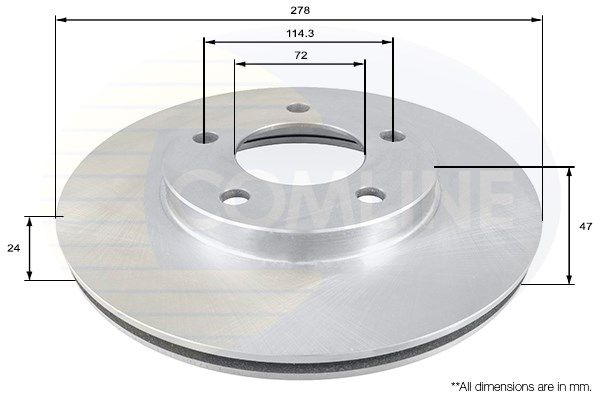 COMLINE Bremžu diski ADC0442V