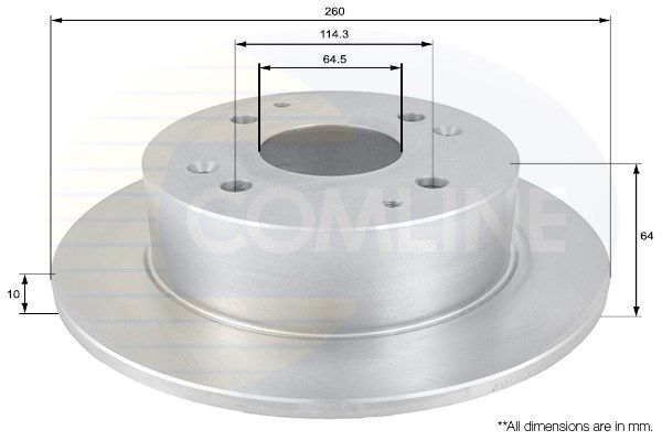 COMLINE Bremžu diski ADC0536