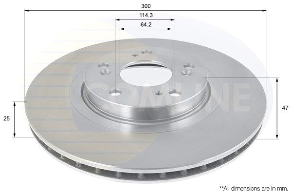 COMLINE Bremžu diski ADC0541V