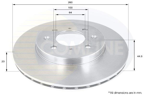 COMLINE Тормозной диск ADC0554V