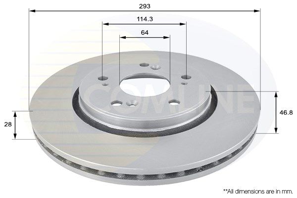 COMLINE Bremžu diski ADC0560V