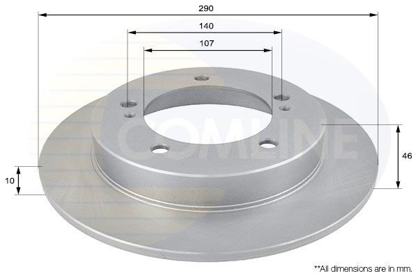 COMLINE Bremžu diski ADC0902