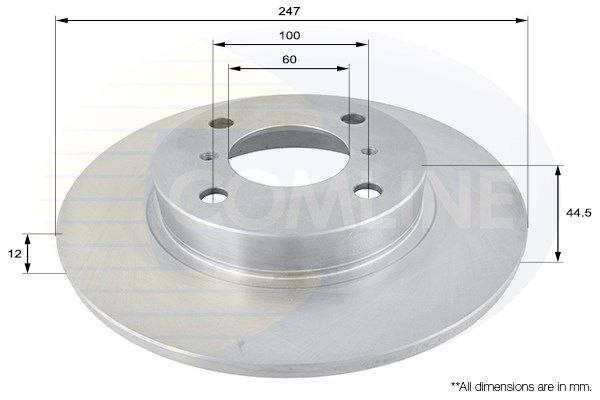 COMLINE Bremžu diski ADC0918