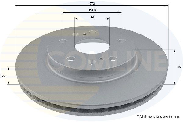 COMLINE Тормозной диск ADC0938V