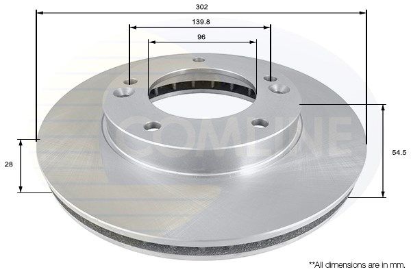 COMLINE Bremžu diski ADC1051V