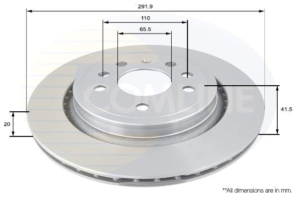 COMLINE Bremžu diski ADC1136V