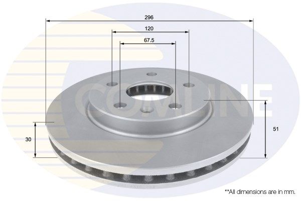 COMLINE Тормозной диск ADC1143V