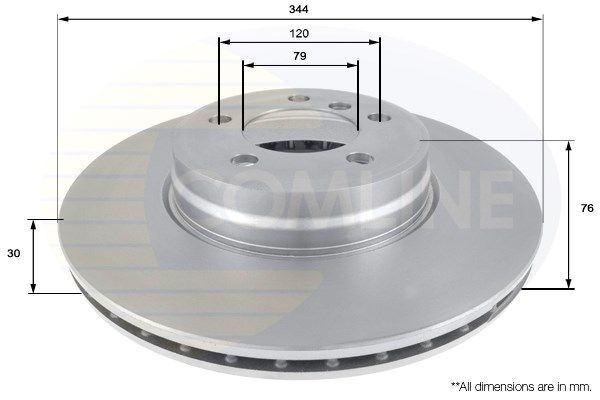 COMLINE Bremžu diski ADC1322V