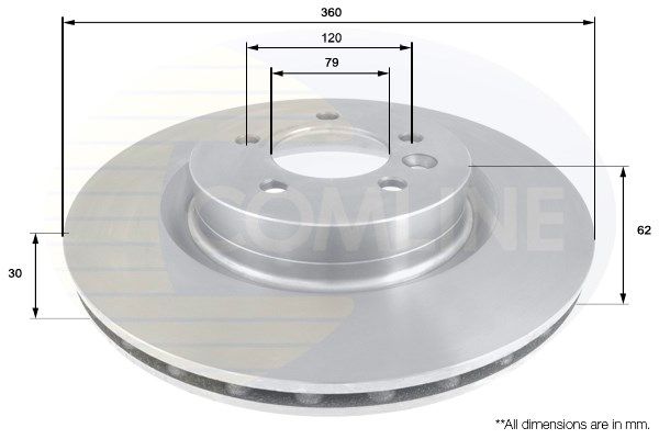 COMLINE Bremžu diski ADC1328V