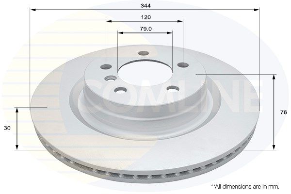 COMLINE Bremžu diski ADC1340V