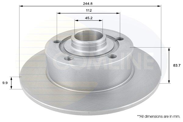 COMLINE Bremžu diski ADC1419