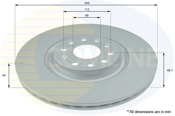 COMLINE Тормозной диск ADC1498V