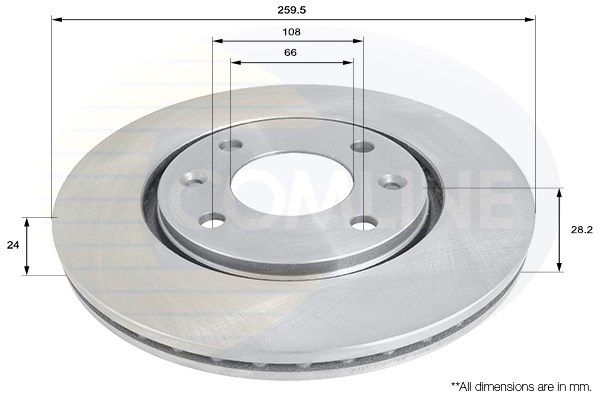 COMLINE Bremžu diski ADC1523V
