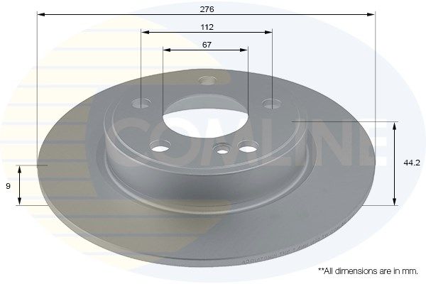 COMLINE Bremžu diski ADC1670