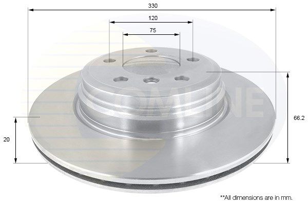 COMLINE Тормозной диск ADC1777V