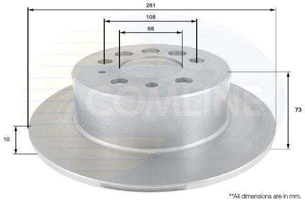 COMLINE Тормозной диск ADC1902