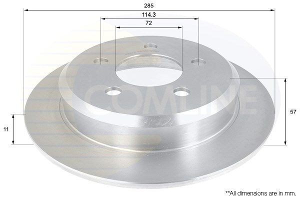 COMLINE Тормозной диск ADC2309