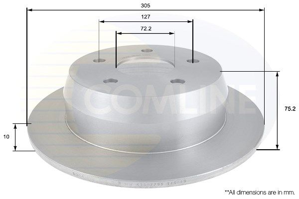 COMLINE Тормозной диск ADC2315