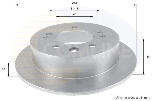 COMLINE Тормозной диск ADC2406