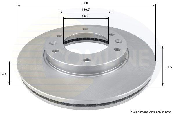 COMLINE Тормозной диск ADC2414V