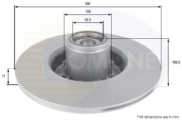 COMLINE Тормозной диск ADC3020