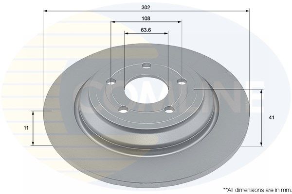 COMLINE Bremžu diski ADC4076