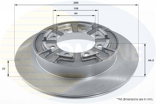 COMLINE Bremžu diski ADC9108