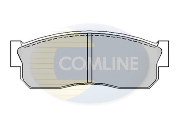 COMLINE Комплект тормозных колодок, дисковый тормоз CBP0207